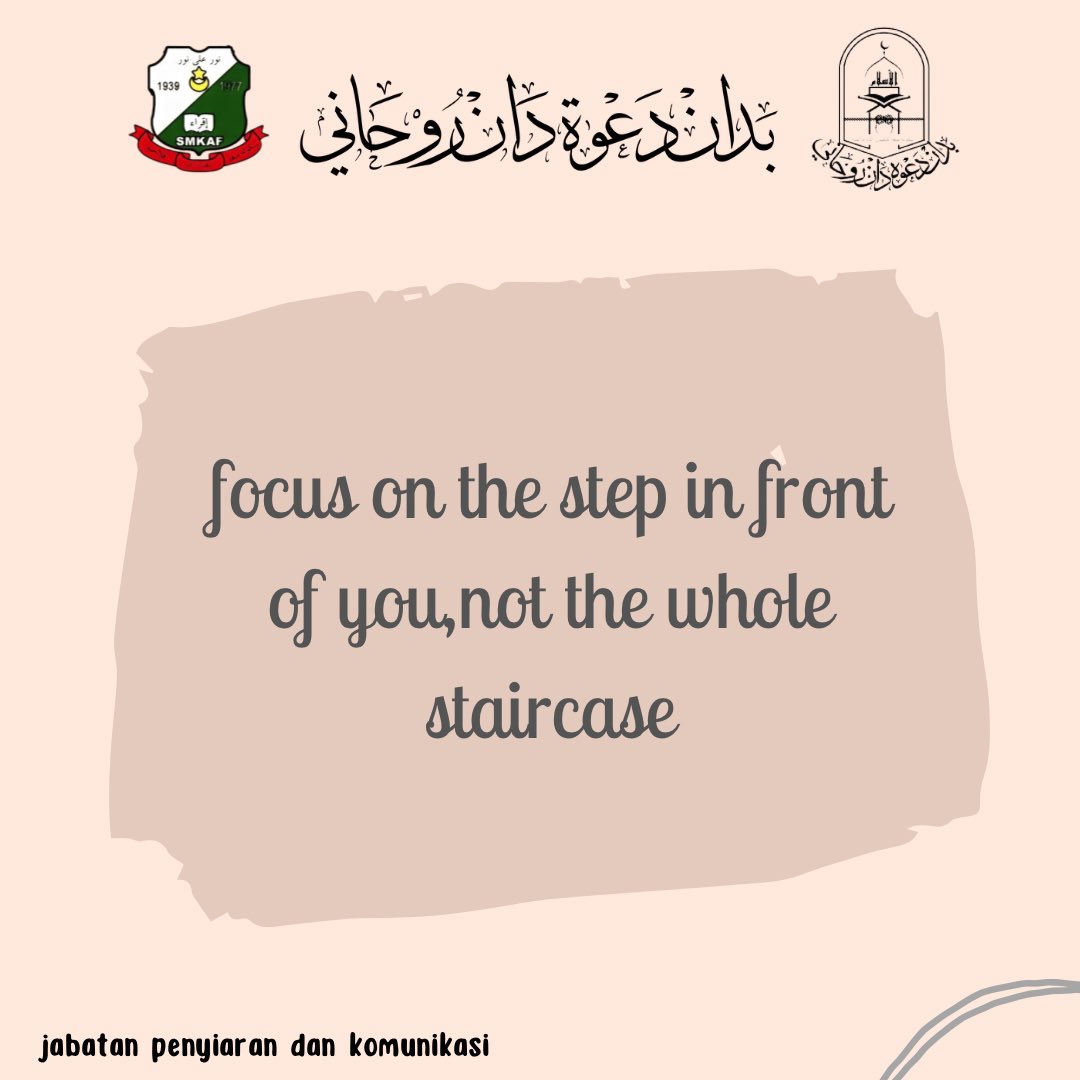 Badar_SMKAF's tweet photo. Today’s Quotes
.
.
#badaralfalah
#ilmudihujungjari
#makefalahiahgreatagain https://t.co/5rk0lOvC3F