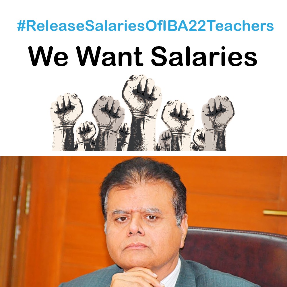 SadamHShar's tweet photo. Sir we 8 months and no salary? 
@AkbarLaghari5
@sardarshah1
#ReleaseSalariesOfIBA22Teachers https://t.co/Hqgh82LevX