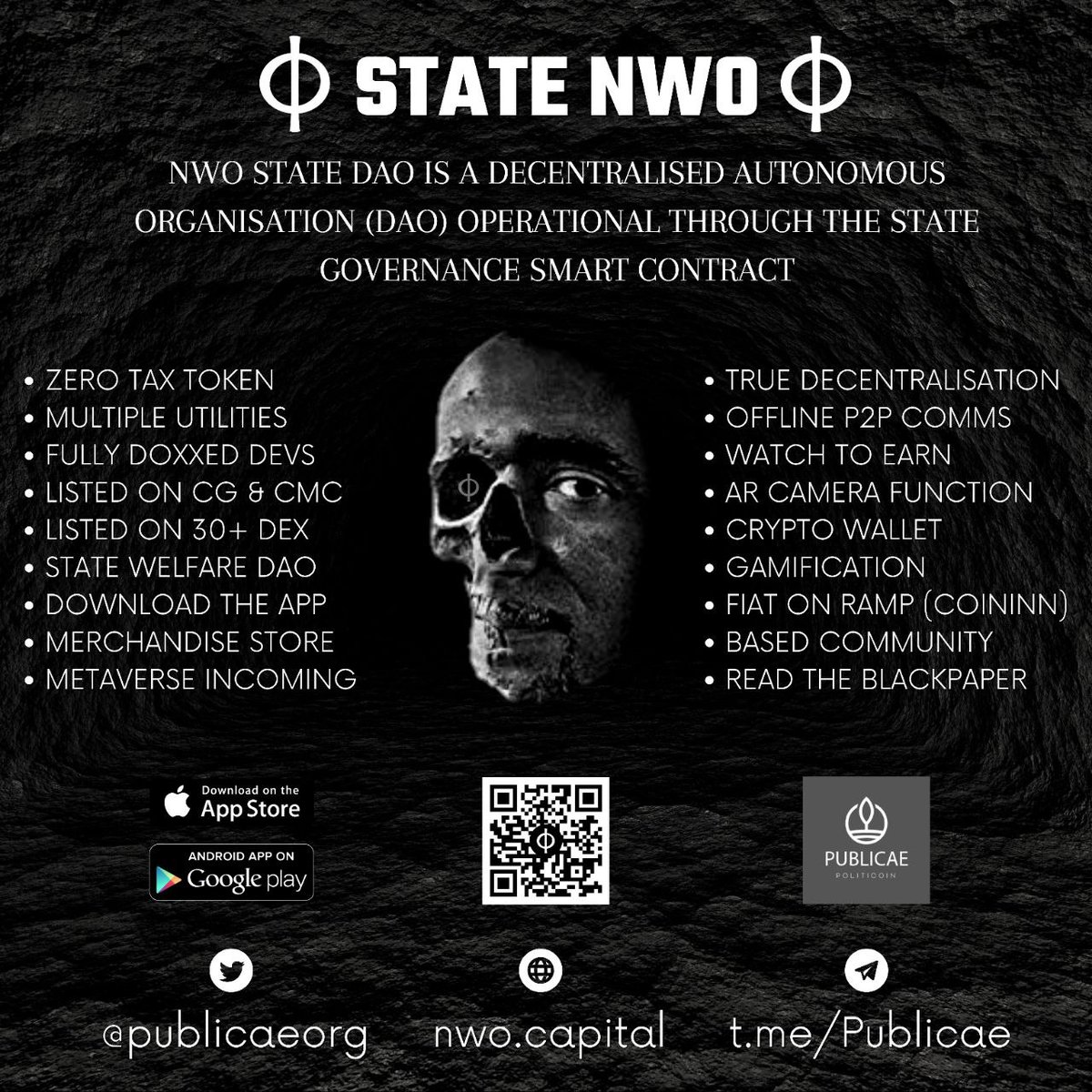 JC03NWO's tweet photo. @cryptojack $STATE really does things differently! Big things are coming. Mark my words!  
  
$STATE - an underrated gem lead by @CiprianPater, with its real use cases &amp; utility, there's no doubt it will achieve the true #decentralization it's aiming!  
  
#STATE $STATE #CiprianPater https://t.co/jZTvE808dv