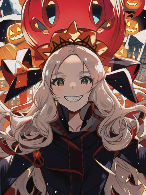 ͙誕イラストAIかけたらクリスマスとハロウィンの絵にされて草 