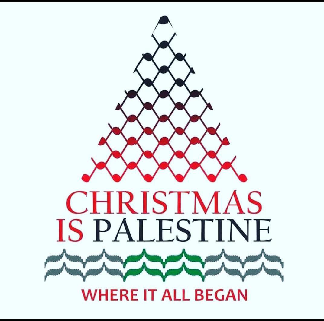 May not only Christmas make us more humane, supportive and never forget that Jesus was born in Palestine 🇵🇸🎄
#MerryChristmas 
#BonNadal
#FelizNavidad 
#ميلاد_مجيد
#BuonNatale