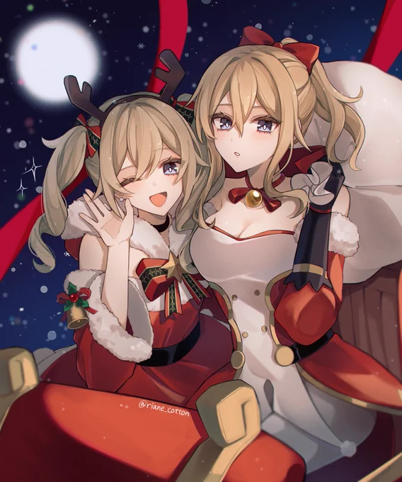 ✧*。𝐌𝐞𝐫𝐫𝐲𝐂𝐡𝐫𝐢𝐬𝐭𝐦𝐚𝐬✧*。#原神 #genshinimpact #barbara #jean 
