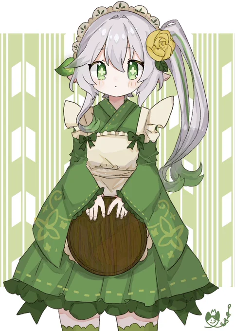 和風メイドさんなナヒーダ! #nahida  #Gensinimpact 