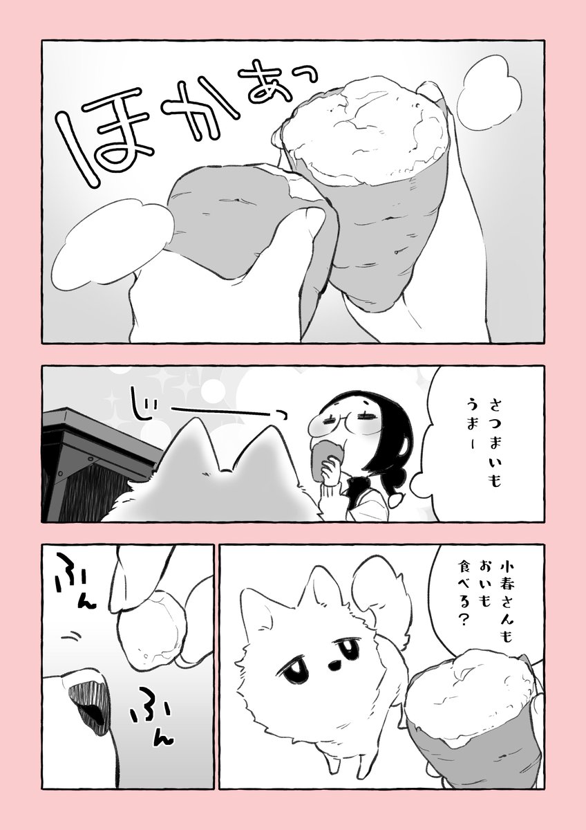 こはる日和【4】
初めてさつまいもを食べた犬の反応 