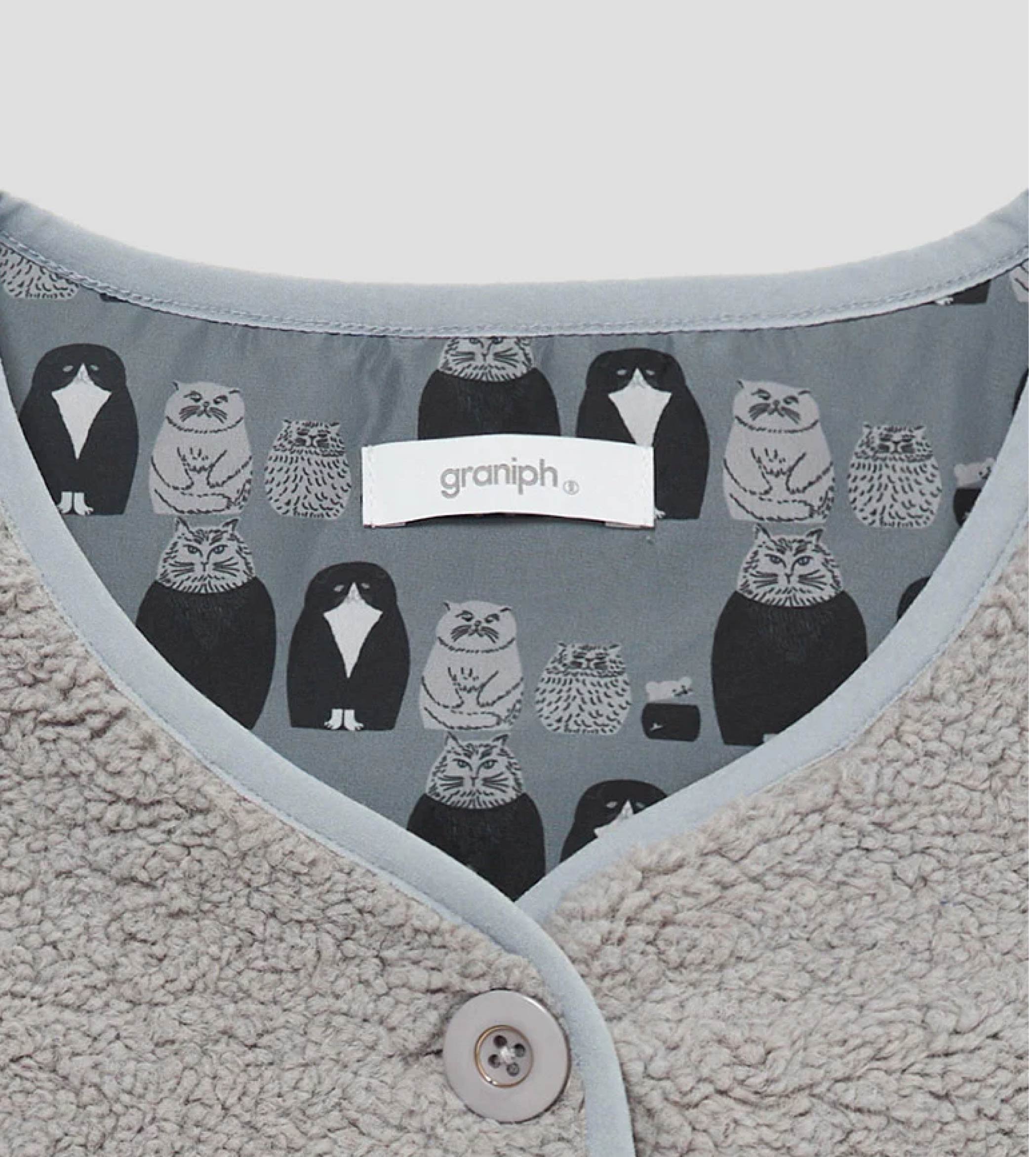 graniph ボアブルゾン グラニフ マクドナルド フレンズ2 キッズボア