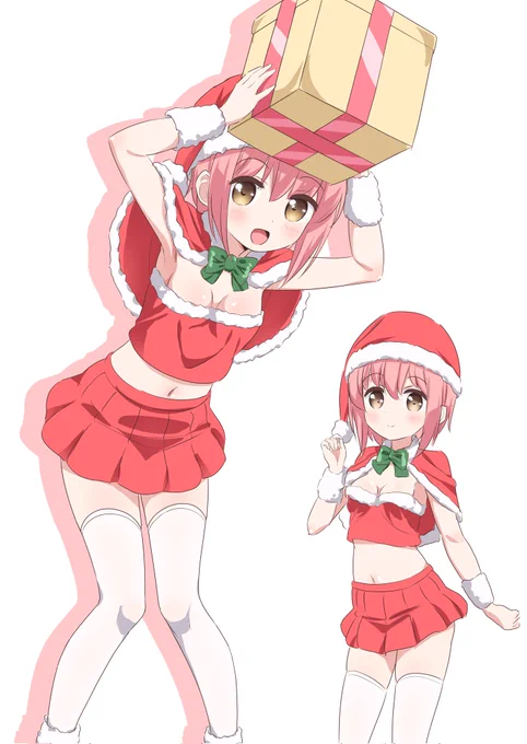 ミニスカサンタ花名ちゃん!!#スロウスタート 