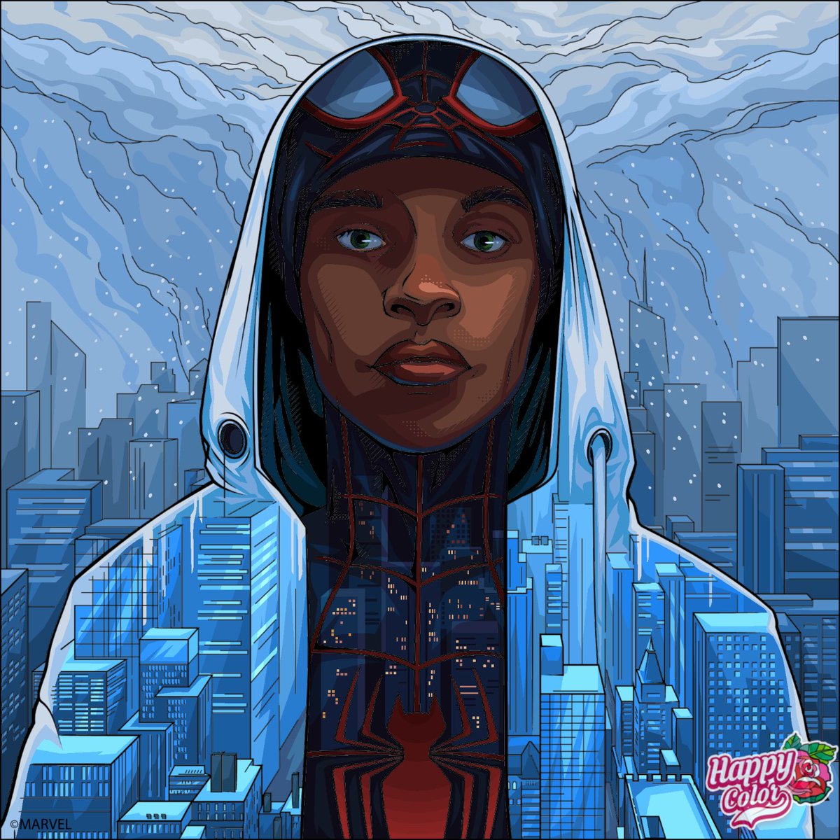 Malen nach Zahlen auf dem iPad.