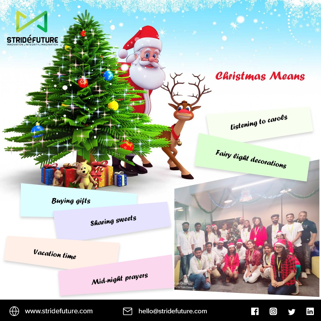StridefutureT's tweet photo. Christmas is here!
Stridefuture wishes every one of you a MERRY CHRISTMAS 🌲🎅
#christmas #christmasdecor #merrychristmas #christmasgift #christmasdecoration #gift #santaclause #december #stridefuture #strideservices https://t.co/rSHomdzmEP