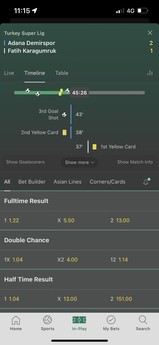 Inplaydaily1's tweet photo. 💥#WINNER ✅⚽️

#bets #livebet #tips #inplay #free #football #soccer

Hit ❤️like and ♻️retweet if you were on 👍 https://t.co/u08X04ulCV