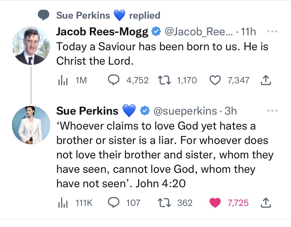 Praise be to @sueperkins on this Christmas morning. For this is a splendid piece of work.