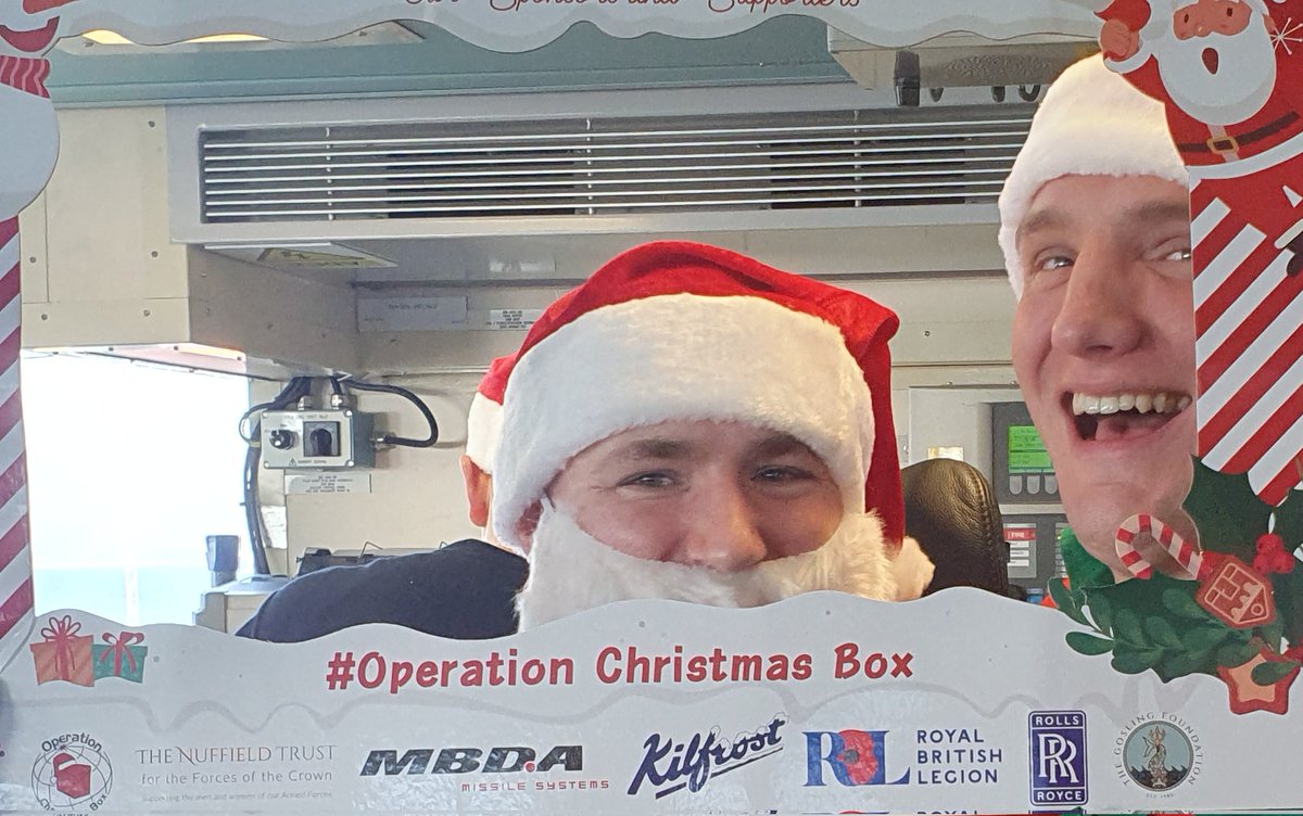 _philharper's tweet photo. Happy Christmas @OpChristmasBox, and thank you for looking after my sailors, deployed away again at Christmas! You are my β https://t.co/kMlngeE1jW