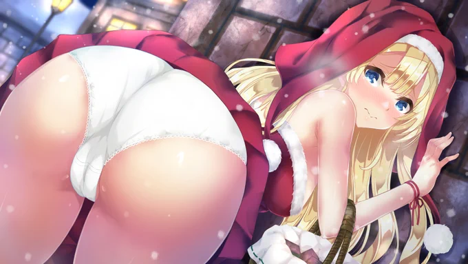 マッチ売りのサンタちゃんですおパンツ見せたので、マッチ買ってください 