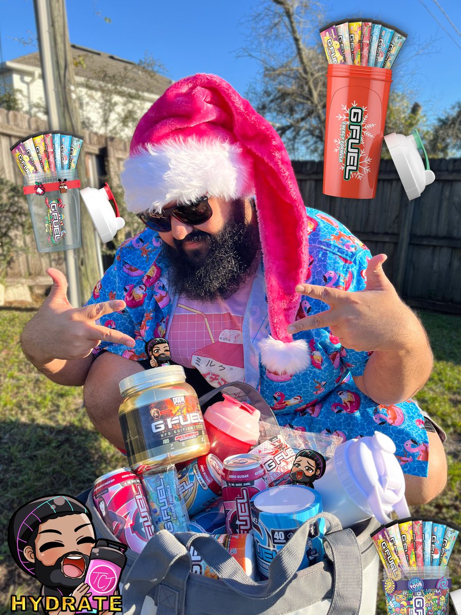 THECRAZEDJAY's tweet photo. 🎅IT'S THE MOST WONDER-FUEL TIME OF THE YEAR!🎅

Today we're giving away 3 @GFuelEnergy Starter Kit Codes to celebrate this amazing holiday and to get some more peeps fueled out there!

Rules: 
#1 👍 + 🔁
#2 Follow @THECRAZEDJAY 
#3 Comment #GFuelJAY

🔥Winners picked on 12/26!🔥 https://t.co/hKZx3TY7fW