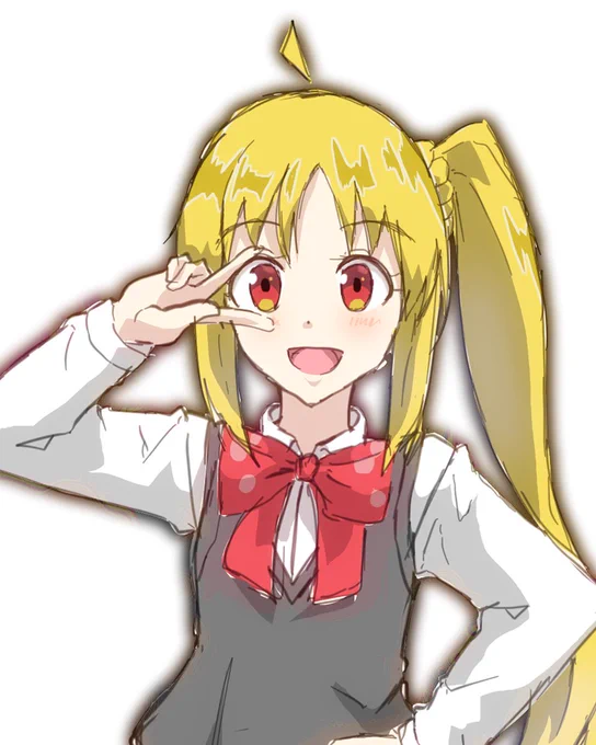 昼間に描いた虹夏ちゃんちょっとだけいつもと塗り方変えてみた#ぼっち・ざ・ろっく #ぼざろ #伊地知虹夏 