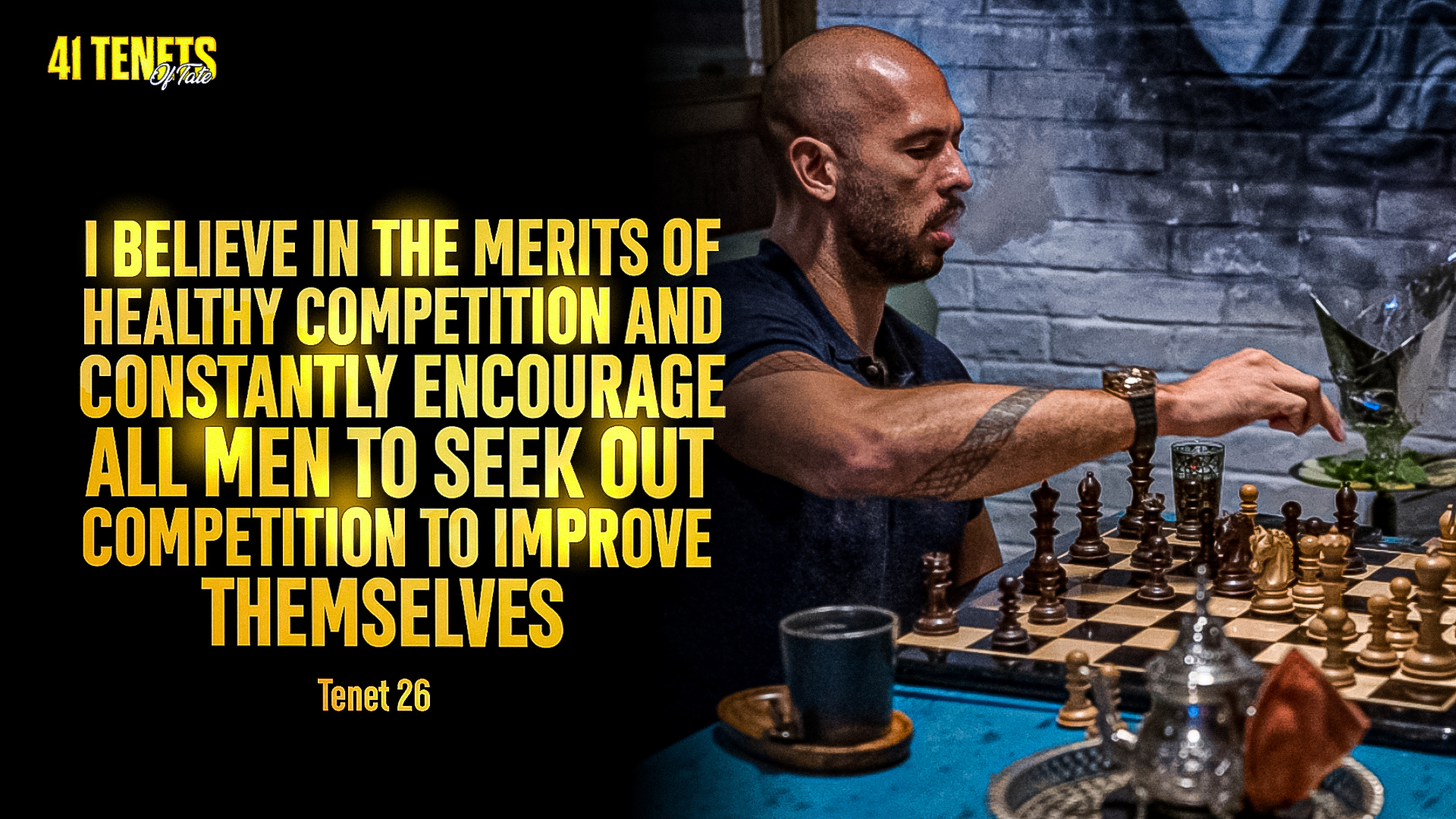 ▷ Andrew tate chess: An impressive strong chess player since 2015.