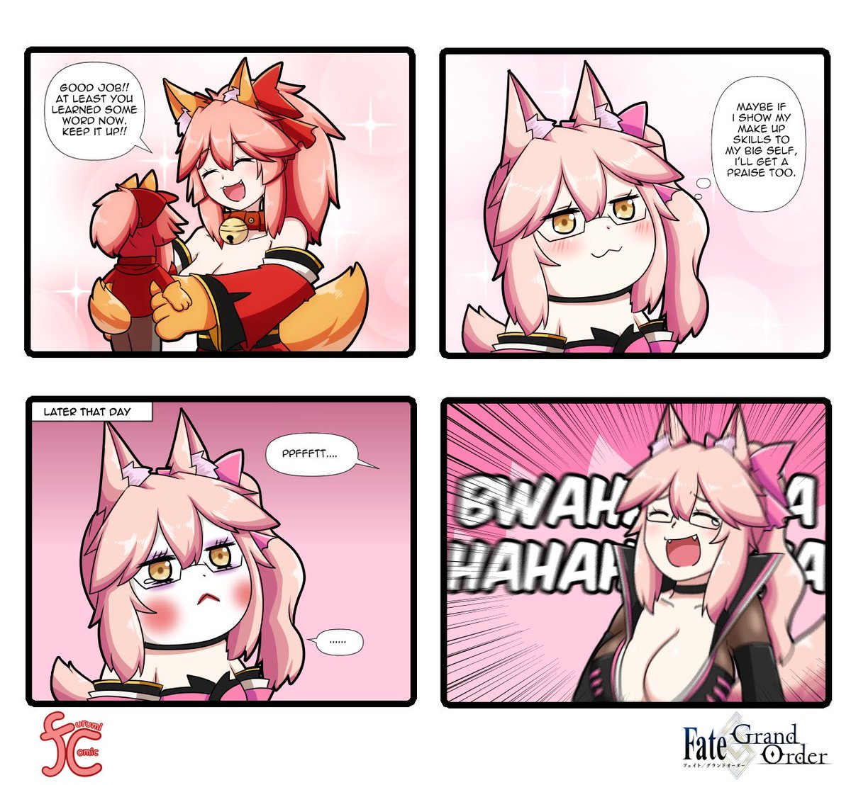 A laughter praise
#FGO #FateGO #タマモキャット 