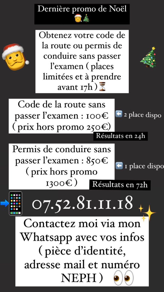 Codedelaroute5's tweet image. Obtenez votre code de la route ou permis de conduire sans passer l’examen #codedelaroute #permisdeconduire #codeauto #permisauto