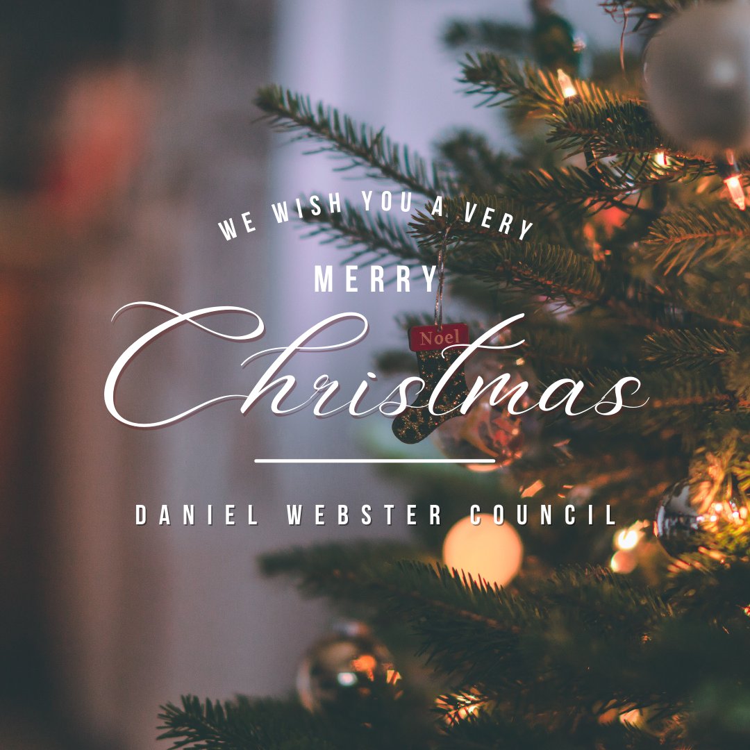 Merry Christmas from the Daniel Webster Council! 🎅🎄