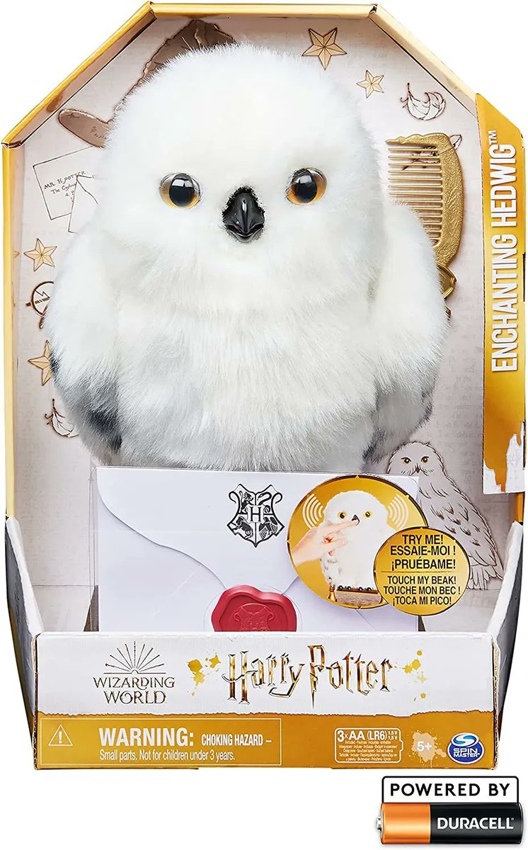 MuggleNet's tweet photo. Do you want your own Hedwig? Then get this toy, which responds to your touch and recognizes your tone of voice: https://t.co/T4NtjXFuuZ 

#MNTransparency #Affiliate https://t.co/yZ5TQvjRAE