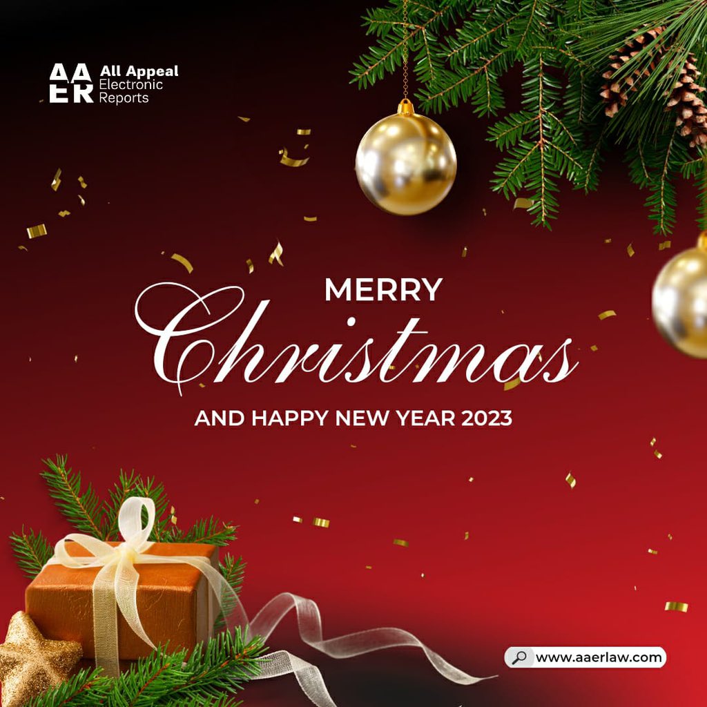 Merry Christmas from all of us at AAER ❤️

#christmas #christmastime #christmasmood #merrychristmas #christmasday #law #lawandtech #lawyer #lawandtechnology #nigerianlaw #nigerianlawyers #nigerianlawstudent #nigerianlawschool #aaer