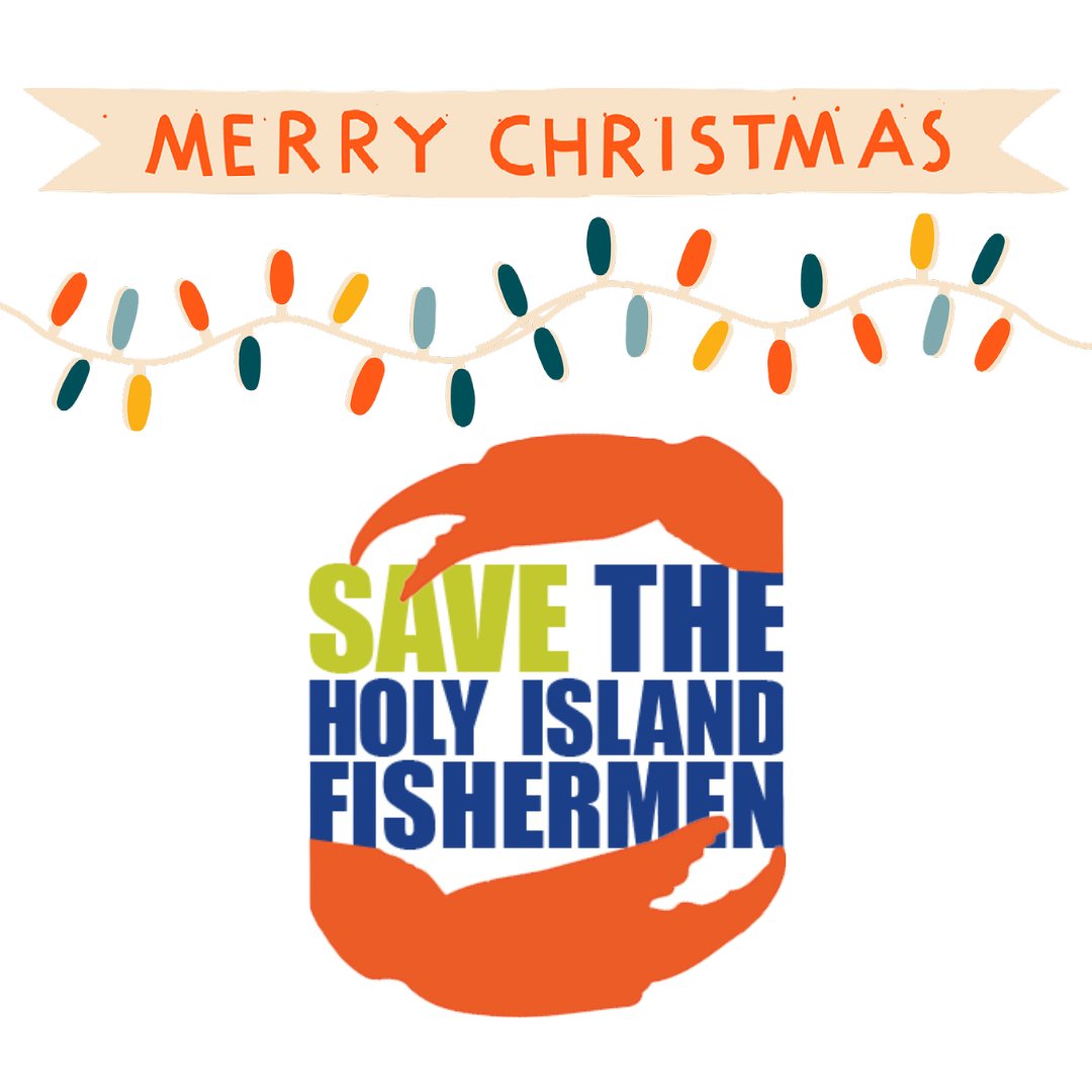 Thank you to everyone for supporting our #SaveTheHolyIslandFishermen campaign

Wishing you a Merry Christmas and a Happy New Year from the fishermen; Andrew, Daniel, Danny, Dave, Edward, George, Jonny, Jordan, Paul, Richard, Shaun and Stuart
#holyisland #christmas ✨🌲💫