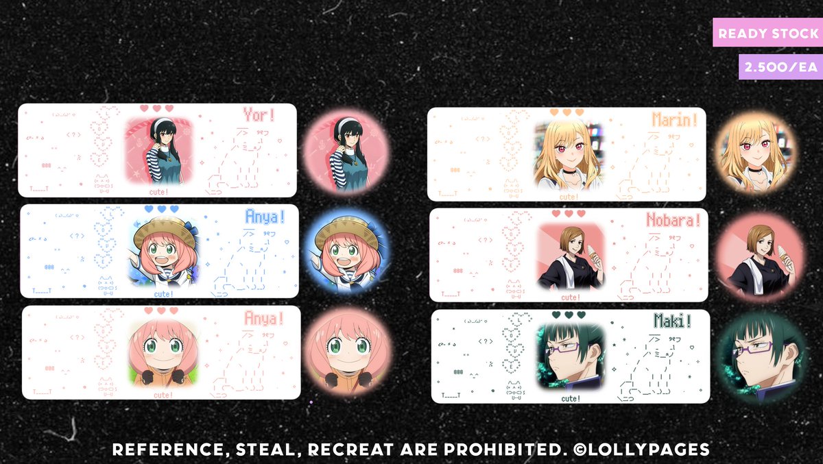 LOLLYPAGES's tweet photo. RTs are appreciated! Thanks ♡

HalOoo minna! hari ini aku bawa leot gemash genshin dan anime ini price nya 2.5OO/EACH! get ava png only yipiiee 👭🏻 kalau minat bole dm aku hehe 

#zonauang #zonajajanᅠᅠᅠ https://t.co/slYHaMOHmZ