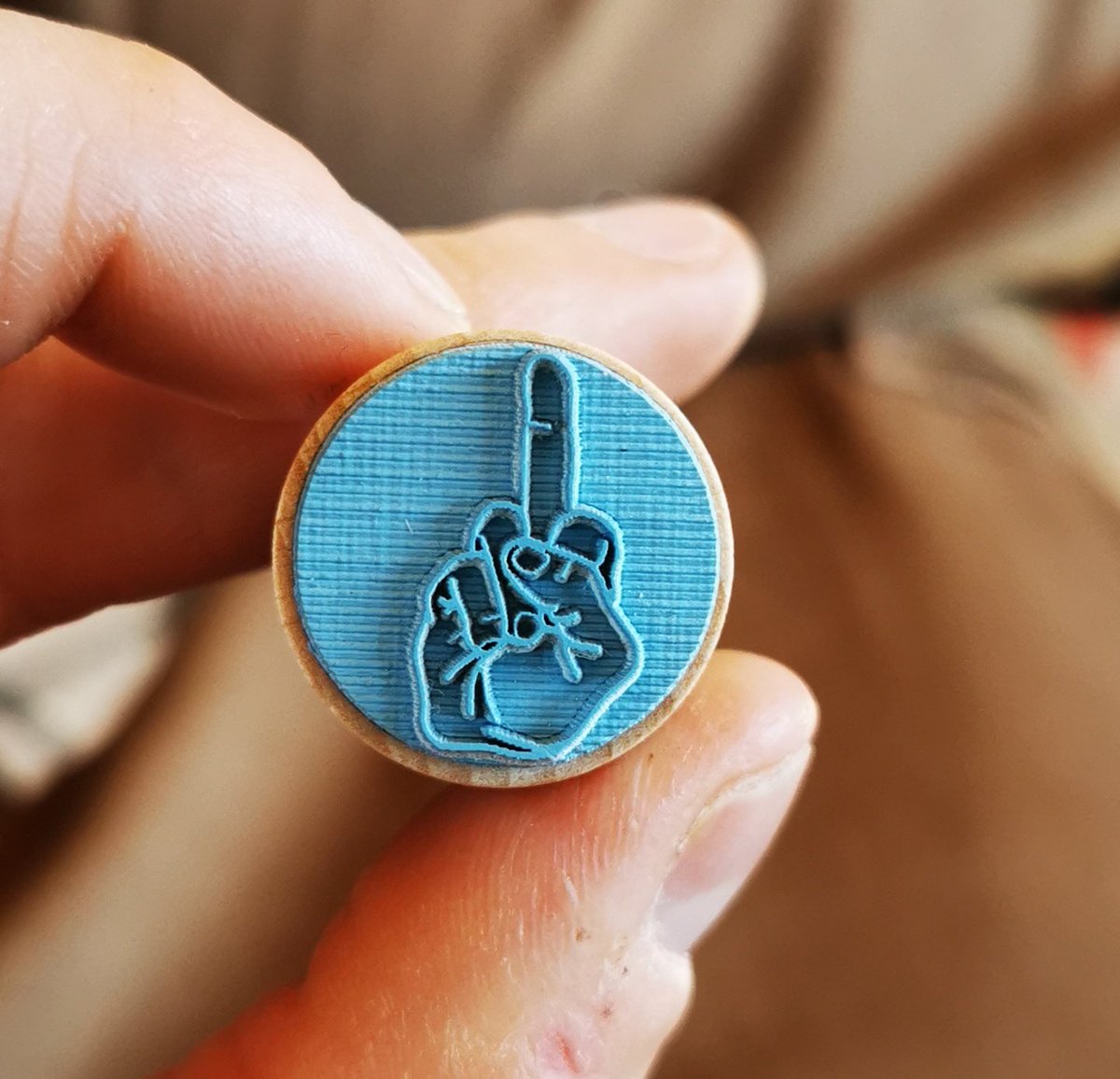 Oh trop gentil, un mignon petit tampon pour Noël 😍