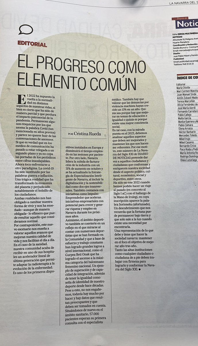 El progreso como elemento común. #Editorial #DiarioDeNoticias 

cutt.ly/801aFbJ