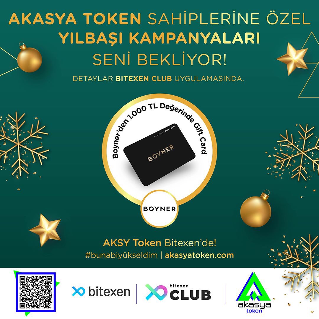 AkasyaToken's tweet photo. Akasya Token kilitle ve yak, 600 Akasya Token kilitle ve 400 Akasya Token yak 1.000 TL değerinde Boyner Gift Card kazanma fırsatı yakala!

Detaylar Bitexen Club uygulamasında.

#Akasya #AkasyaToken #Bitexen #bitexenclub https://t.co/6dBoC9vlBY