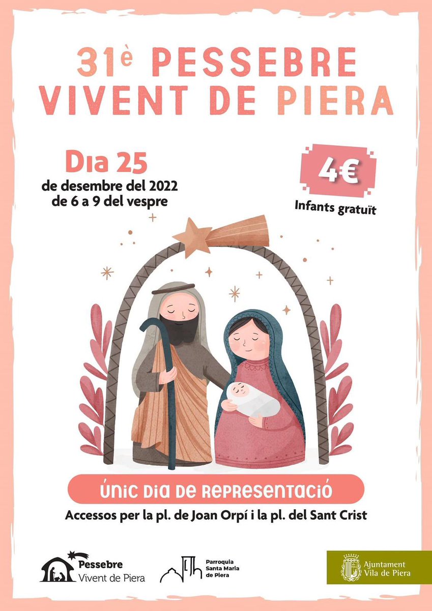 Els #Capgrossos ja arriben al Pessebre per disfrutar d’aquesta tarda la representació del Pessebre Vivent. Ens hi veiem!!!
Bon Nadal!!!