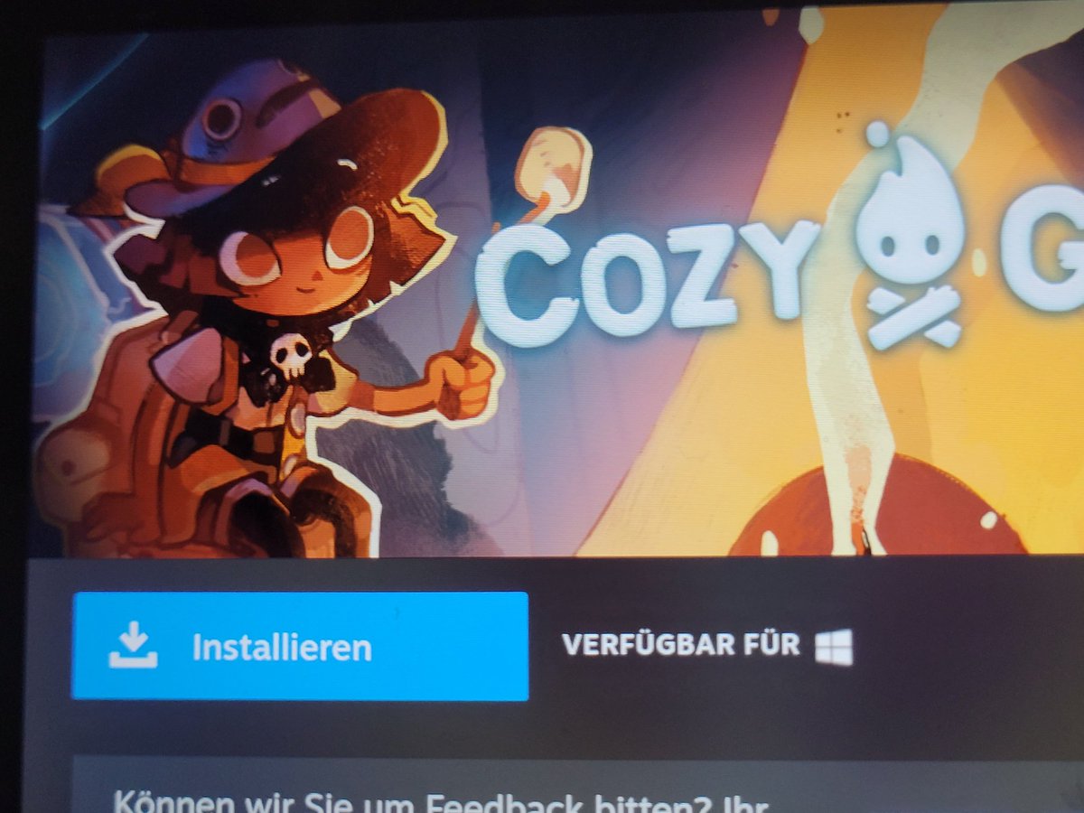LPSG_Sunny's tweet photo. @CozyGrove Can't play on Steam Deck anymore. It was installed, but says, I have to install it. So I turned my Deck off and on again, uninstalled it and can't reinstall, neither in desktop nor game mode. And what's about this Windows icon? The game has a green verified symbol. https://t.co/pcmYL8TwqH