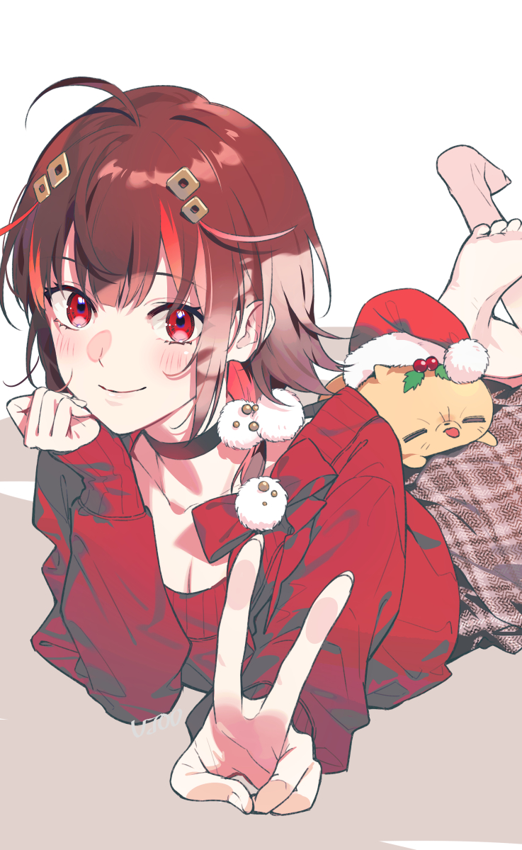 「メリークリスマス〜#福舞ねく #オリジナル #新人Vtuber 」|羽條＠Vtuber福舞ねくのイラスト