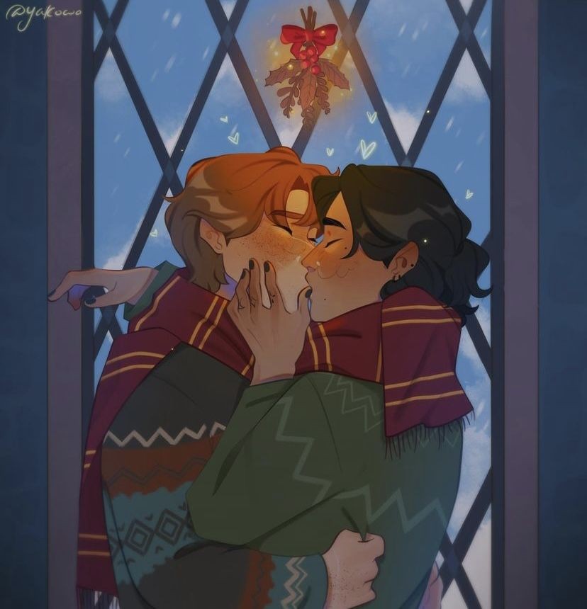 tá mas e essa fanart natalina de wolfstar