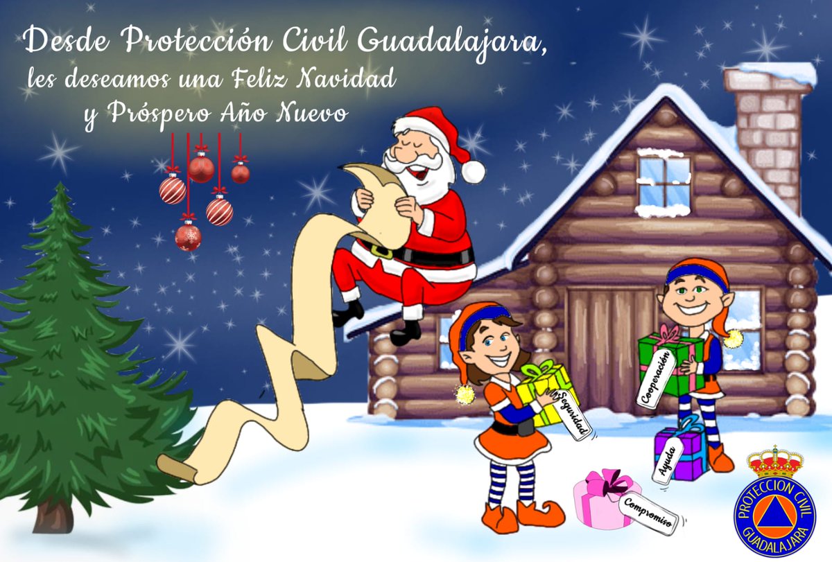 Desde Protección Civil Guadalajara les deseamos una Feliz Navidad y un Próspero Año Nuevo 🧡🥂
#FelizNavidad 
#FelizNavidad2022
