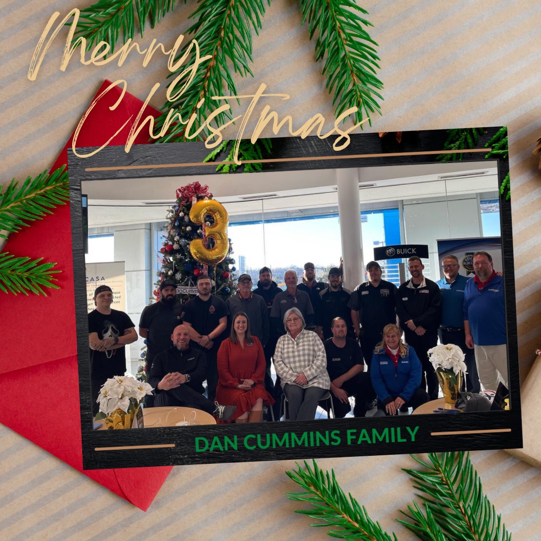 DanCumminsAuto's tweet photo. Merry Christmas from the entire Dan Cummins Family!! 🎄🎁

#DanCumminsAuto #DanCumminsDeal #MerryChristmas https://t.co/DVGP7r8lKb