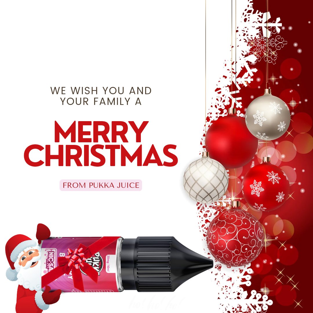 Wishing You All A Merry Christmas!🎅 From #PukkaJuice 🎄