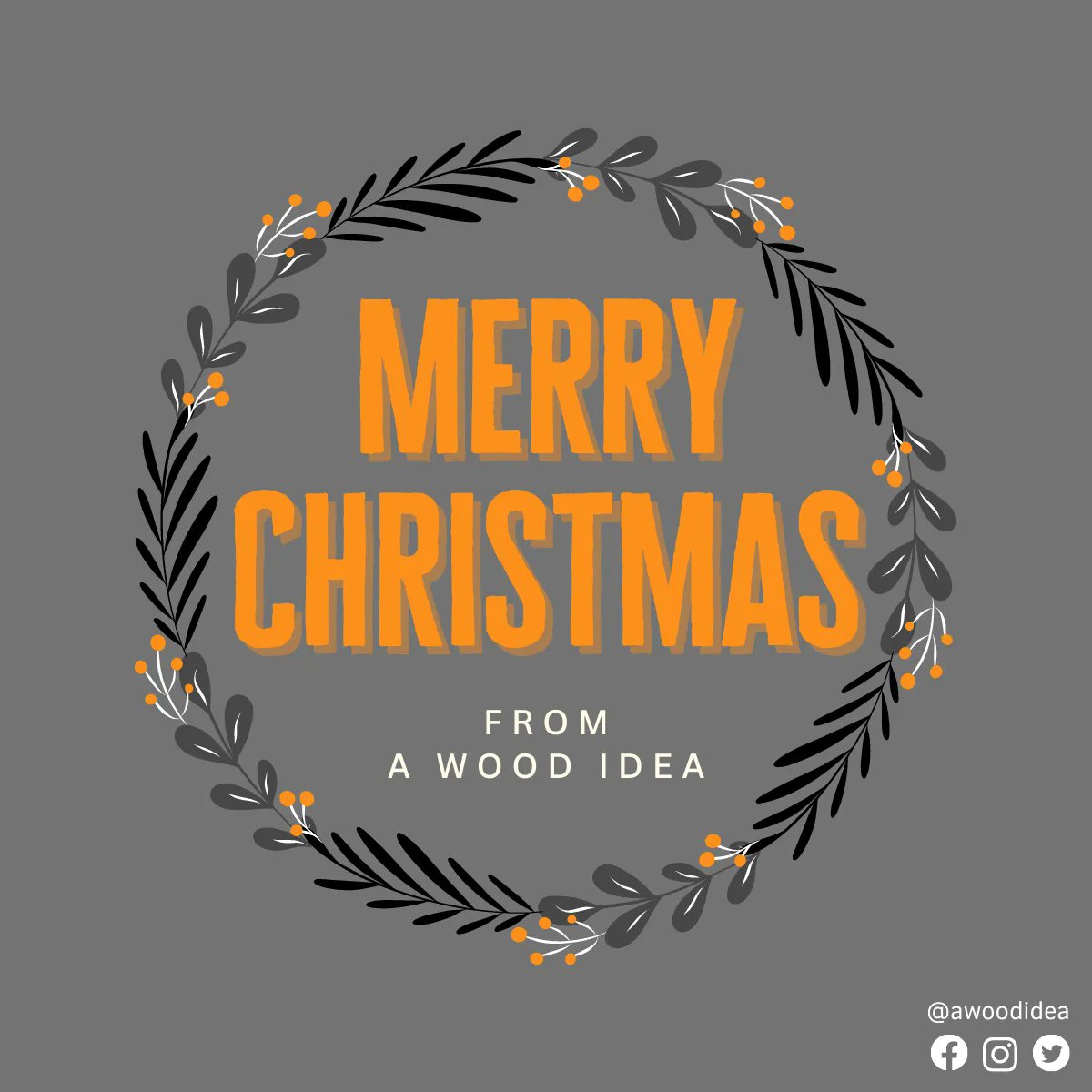 Our best wishes from all here at A Wood Idea. 
Thank you for a wonderful year and here's to 2023!✨

#christmas #newyear #happynewyear #christmasgreetings #bestwishes #celebration #xmasparty #xmas #nye2023