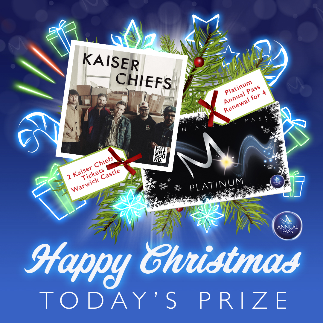 ☃️🎄 HAPPY CHRISTMAS! 🎄☃️

💙 We hope you have a magical day!

🎁 To enter the competition like and comment #MerlinChristmas 😍

✨ X2 <a href="/KaiserChiefs/">Kaiser Chiefs</a> tickets at <a href="/WarwickCastle/">Warwick Castle</a> on Saturday 22nd July 2023!
✨ X4 Merlin Platinum Pass Renewals

T&amp;Cs apply. Comp ends 26/12 at 11.59pm.