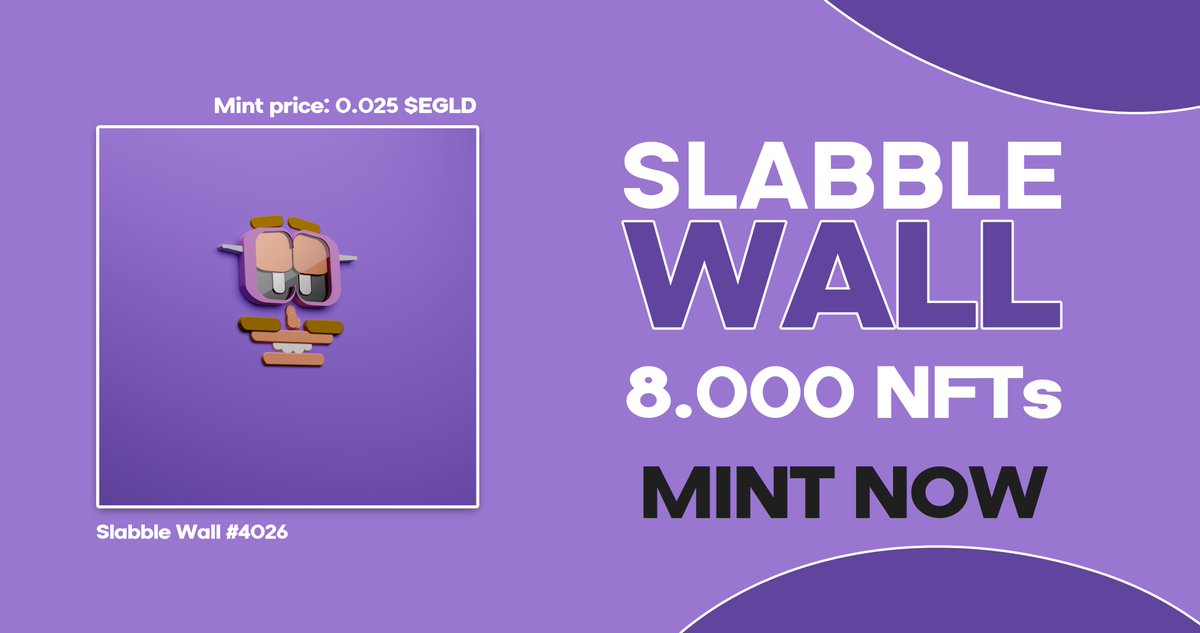 wtfrzv's tweet photo. 🎄Christmas #Giveaway 🎁 with @SlabbleNFT

In order to celebrate the #mint of the new collection, they offer:

🥇0.5 $EGLD
🥈🥉#NFT

✅Rules:
✔️Follow me &amp; @SlabbleNFT 
✔️Like+RT+Tag friends

⏱️72h

🟢Mint live here: 
➡️https://t.co/PhJ2INwF7z

#Giveaways #GiveawayAlert #Airdrop https://t.co/umTk0gA4w9