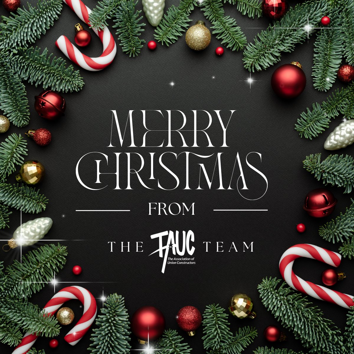 TAUCbuilt's tweet photo. From the TAUC family to yours, we wish you a safe and merry Christmas to all!
#construction #constructionindustry #unioncontractors https://t.co/j5hXVlzqKF