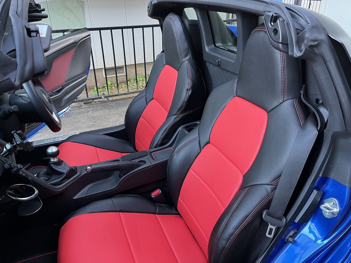 hiromitsu_0520's tweet photo. S660にシートカバー装着!
#autowear #S660 #honda https://t.co/w5UyLFlE24