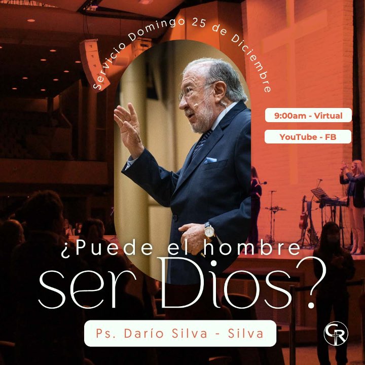 CasaRocaMzl's tweet photo. La razón culminante de la futura alegría del ser humano | Servicio Domingo | 🌤️ “¿Puede el hombre ser Dios?” 25 Diciembre 2022 | Ps. Darío Silva-Silva
#casarocanopara #2022volveraDios #dios #criatura #sobrenatural #supraracional #soberania #divinidad #humanidad #alegría https://t.co/4m27uI7OfW