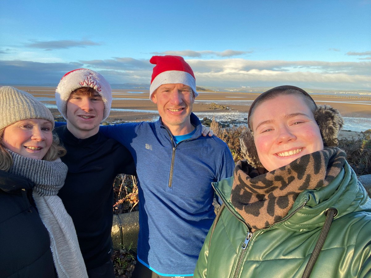 aljaroo1874's tweet photo. #ChristmasDay #EdinburghParkrun
With my boy, this morning!!
That's now the Half Marathon, 10k and 5k he's finished ahead of me this year!! 🤨❤️
I was leading for the first 4k. 😊
#Edinburgh #Parkrun #Cramond https://t.co/1P35GgcMeV