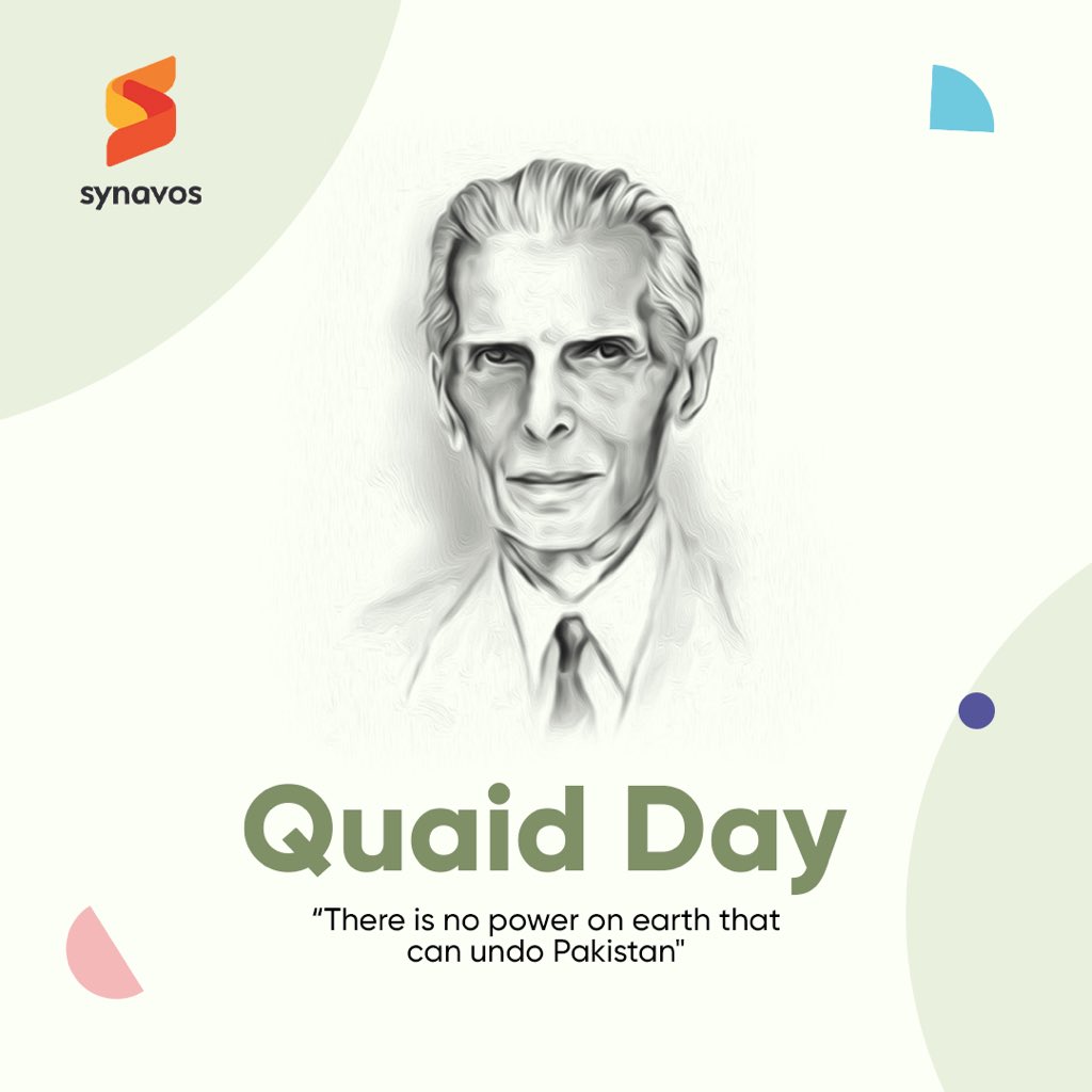 synavosolutions's tweet photo. Celebrating the Founder of Pakistan. https://t.co/pNMNsiyIES