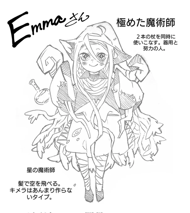 #いいねした人を自分の世界観でキャラ化する (Emma)さん!おまたせしましたー! 