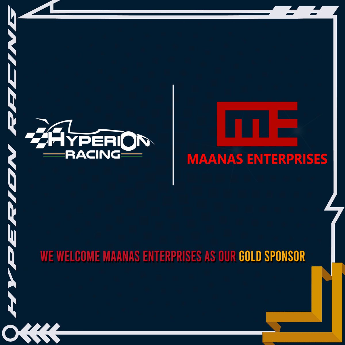 thyperions's tweet image. We are proud to bring into light, Maanas enterprises. They have provided us with capital sponsor and banjo bolts as their share of the sponsorship. We are in awe of this gesture and appreciate their efforts in becoming a helping hand.