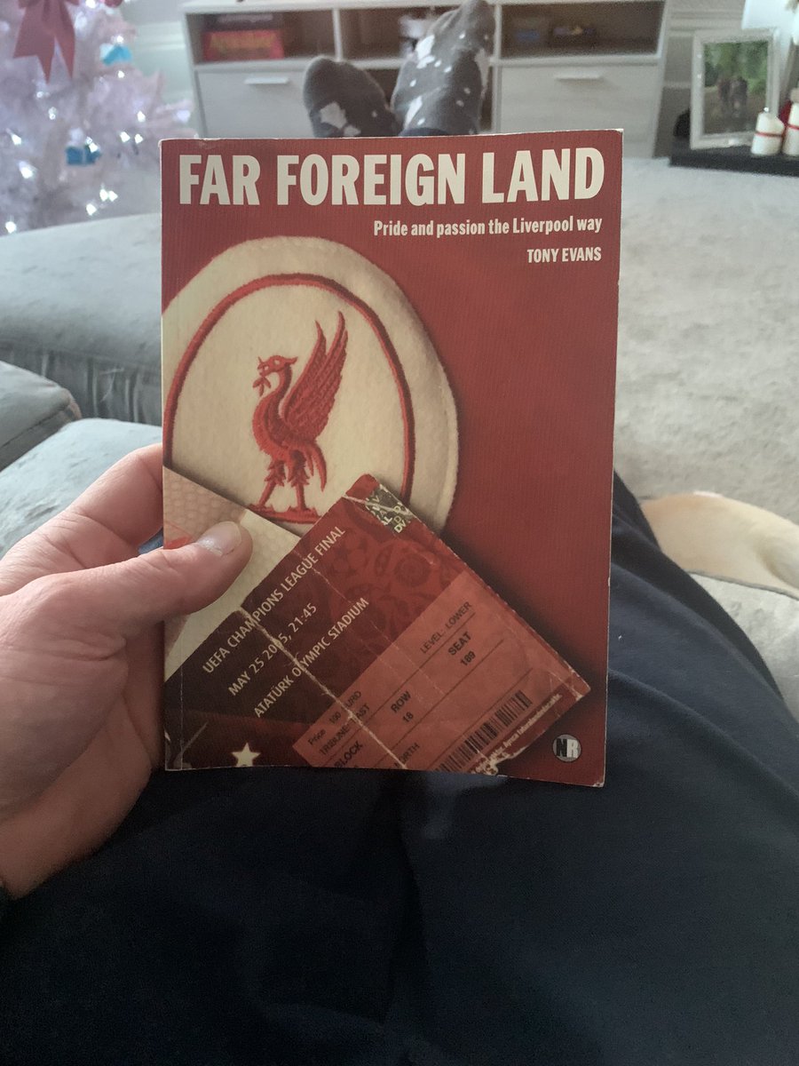 Unwrapped this little beauty a couple of hours ago and already halfway through. Regrettably I had to give my ticket up in ‘05, so it’s great to read some first hand experiences. Thank you <a href="/TonyEvans92a/">Tony Evans</a> it’s a brilliant read.