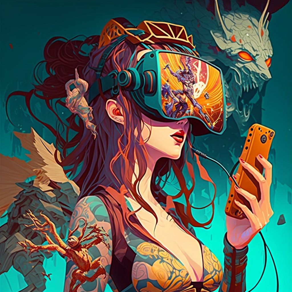 Too many screens #midjourney #aiartwork #vr