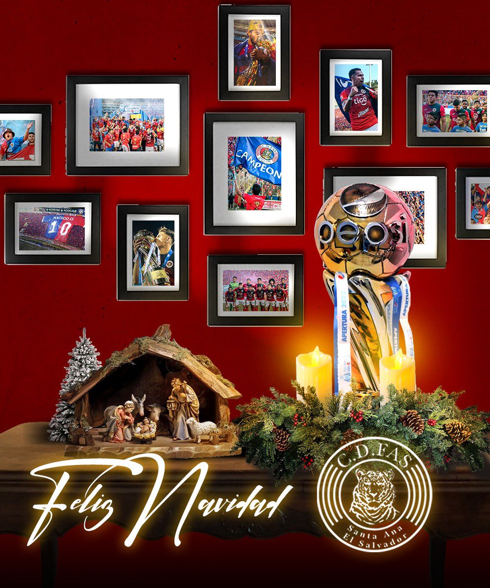 CDeportivoFAS's tweet photo. ¡Feliz navidad, familia Tigrilla! ❤️💙

#CDFAS https://t.co/RtkDZwjyAu