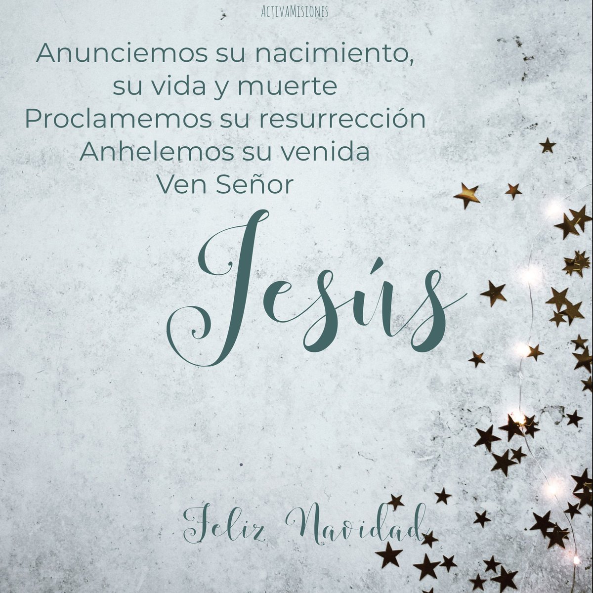 activamisiones's tweet photo. Feliz Navidad!!! Que el Reino de Dios se establezca en nuestras vidas y anunciemos a todo pueblo y nación las virtudes de aquel que nos llamó de tinieblas a luz admirable. Juntos en la misión de Dios. #evangelio #avivamiento #navidad #cristianos #naciones #mision #iglesia #Jesus https://t.co/GP4eybEVmn